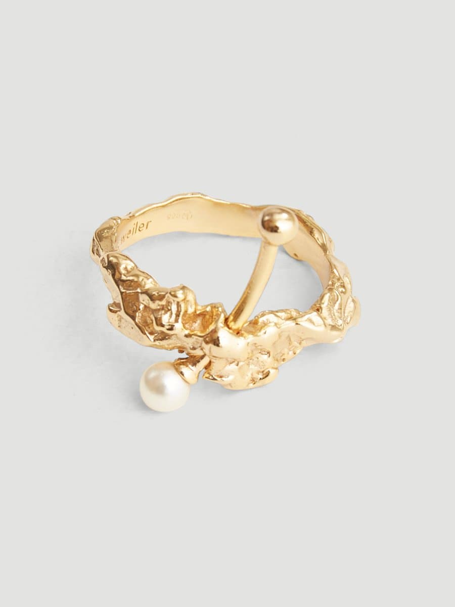 Celestine Gold Ring