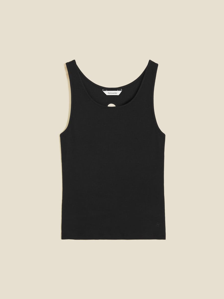 Fitted Rib Singlet