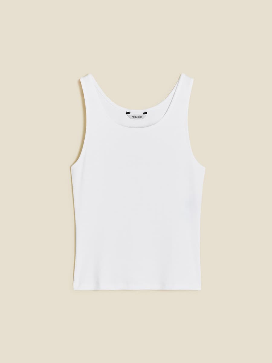 Fitted Rib Singlet