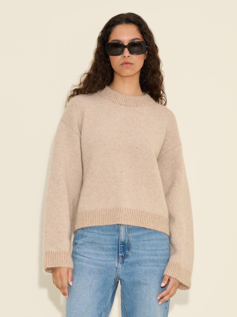 Tine Knit Crew Neck