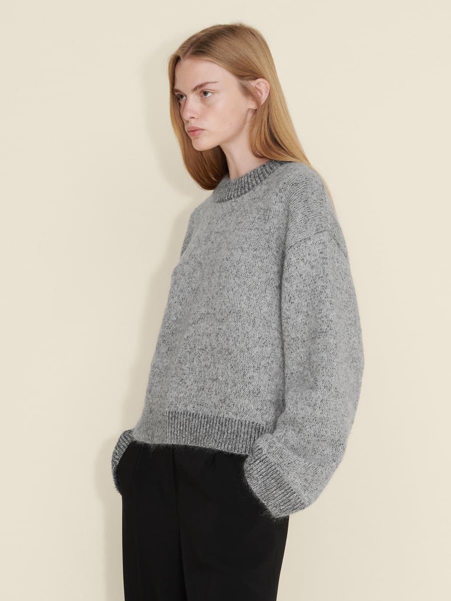 Tine Knit Crew Neck