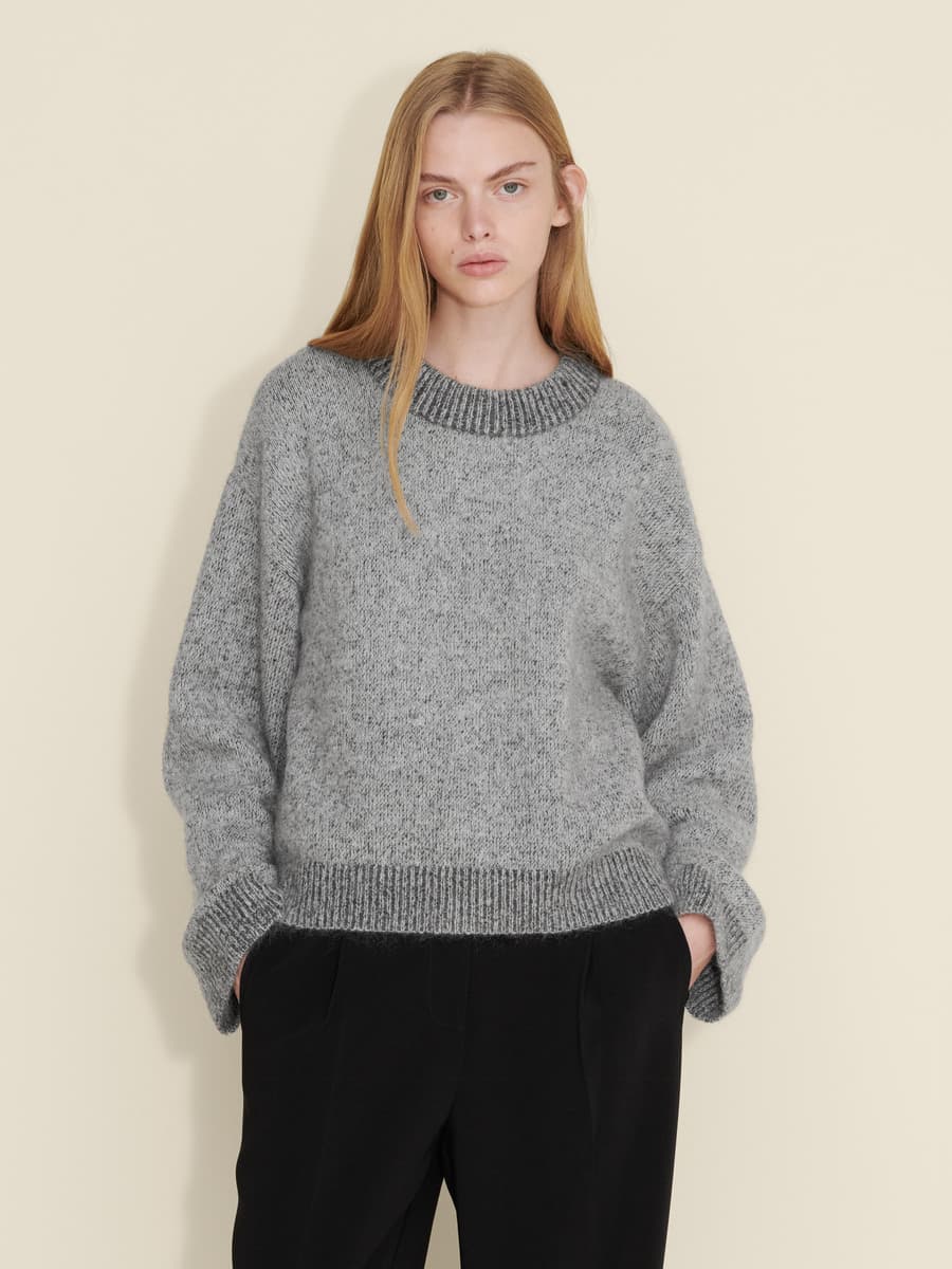 Tine Knit Crew Neck