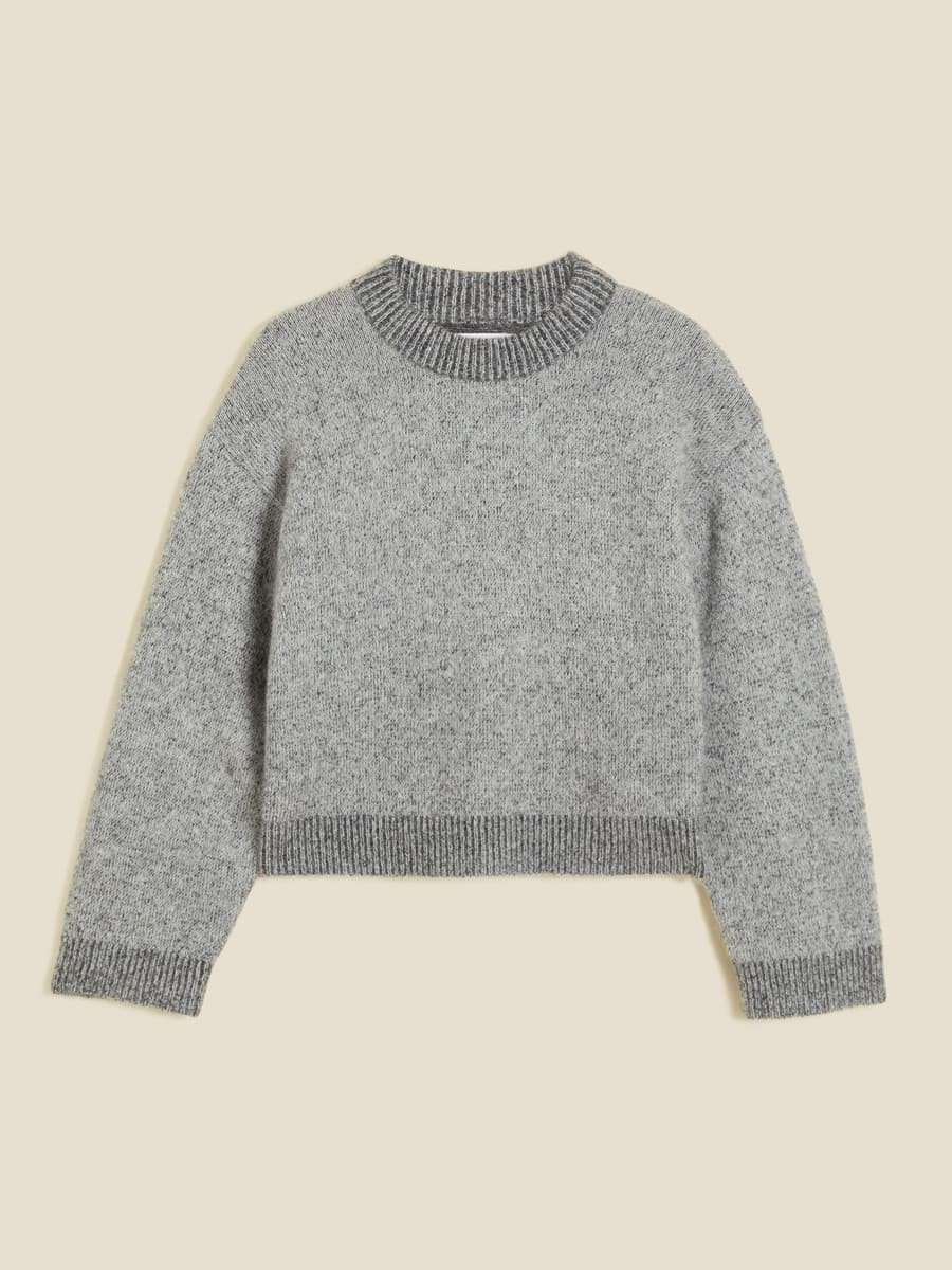 Tine Knit Crew Neck