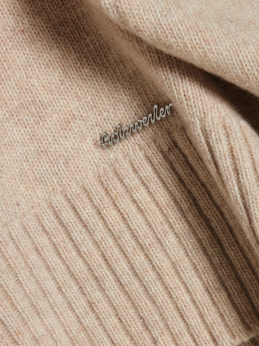 W. Lambswool knit Crew