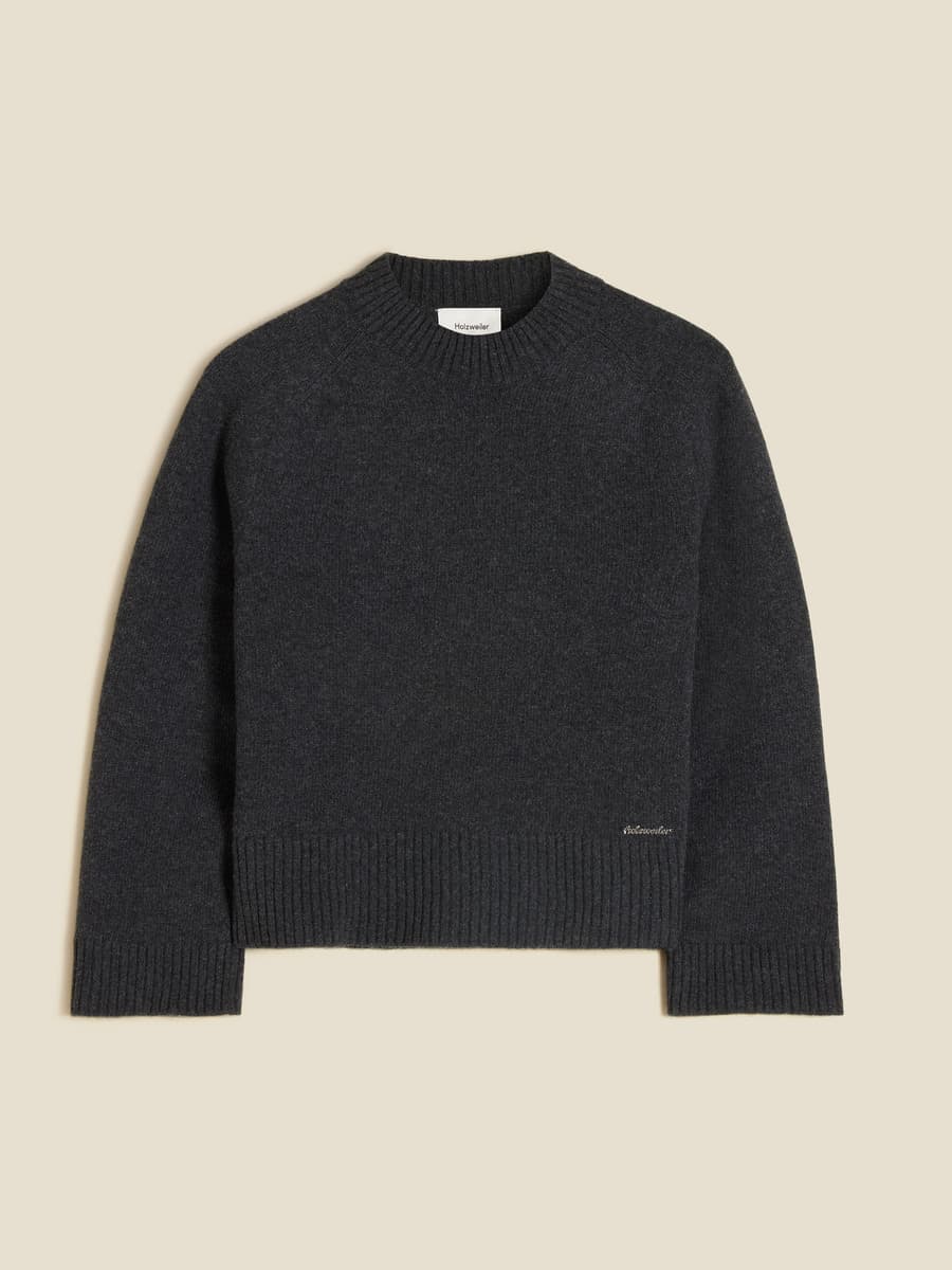 W. Lambswool knit Crew