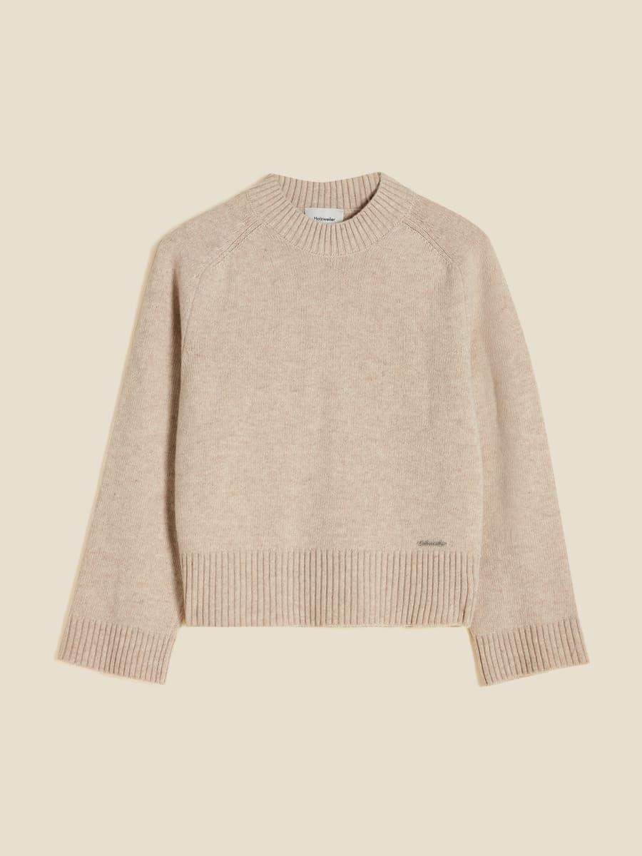 W. Lambswool knit Crew