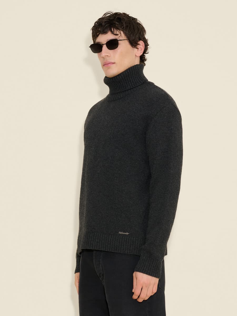 M. Lambswool knit Turtle