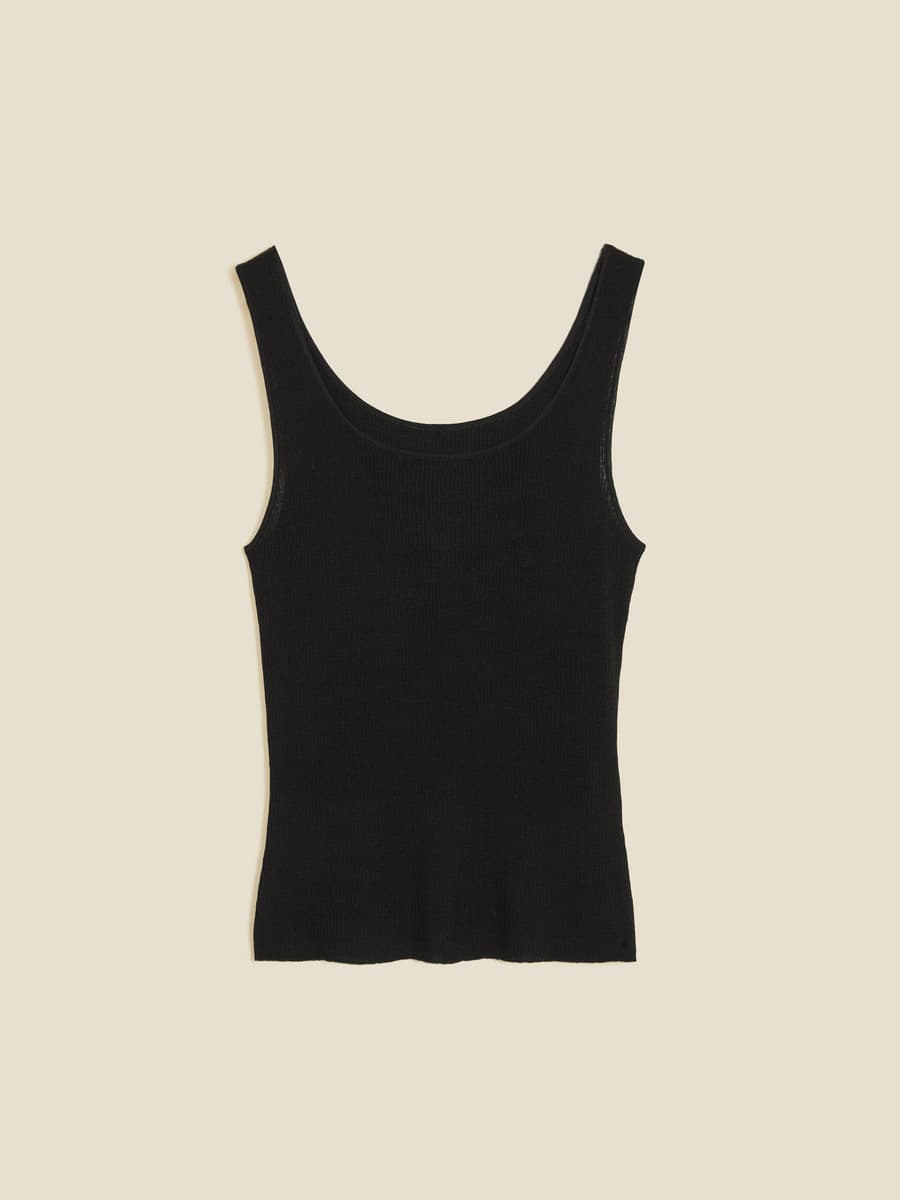 W. Merino Rib Singlet