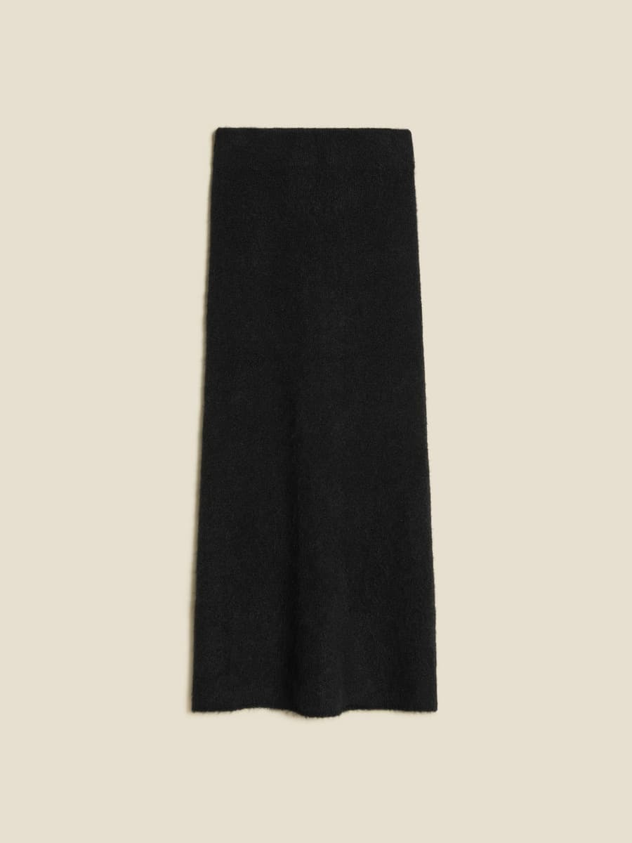 Fure Fluffy Knit Skirt