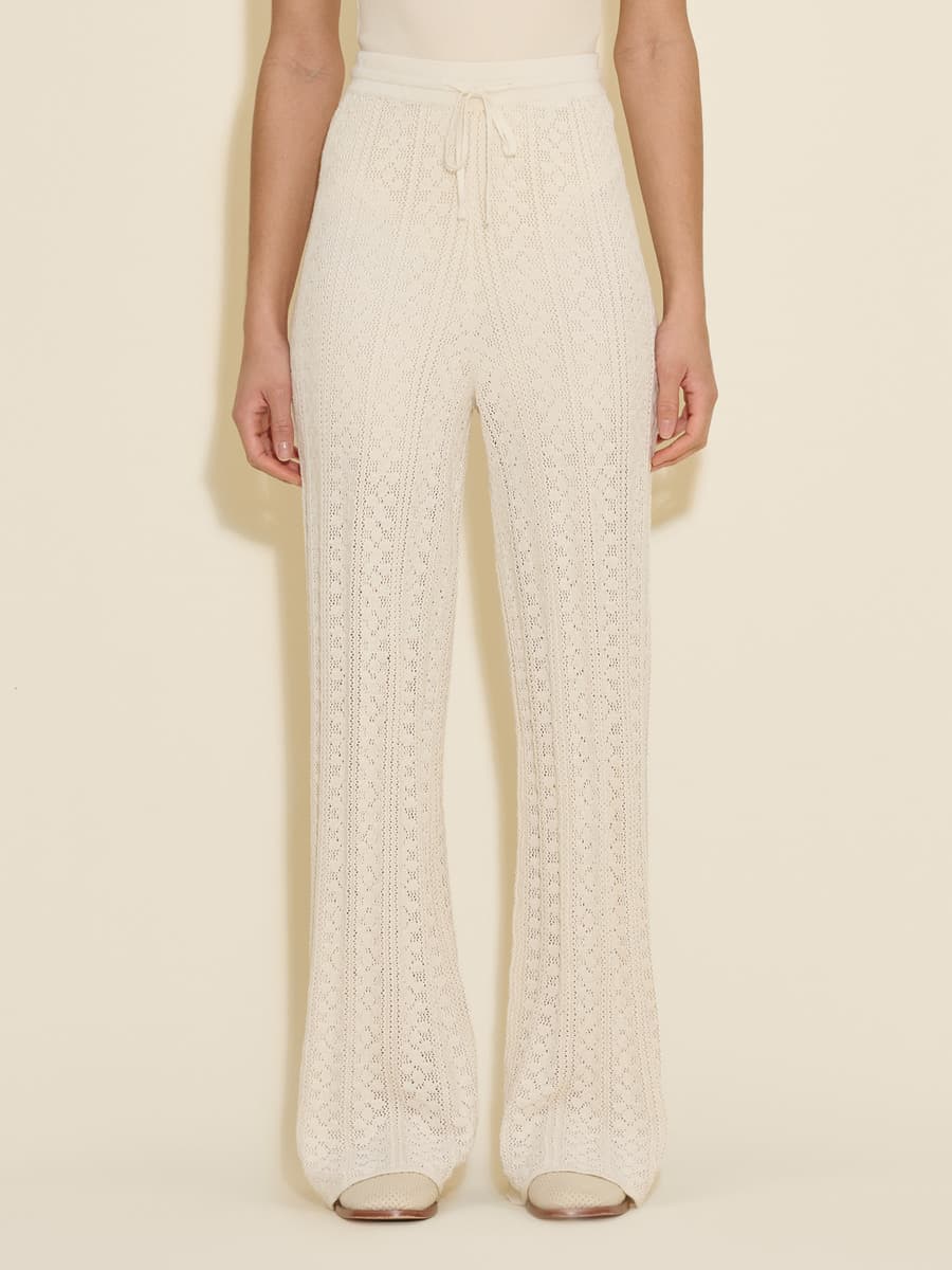 Thiril Crochet Knit Trousers