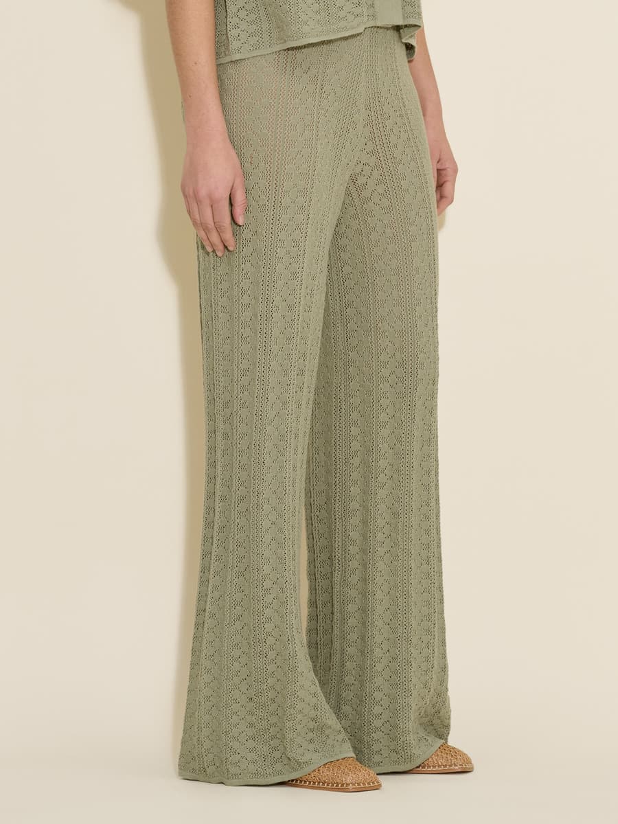 Thiril Crochet Knit Trousers