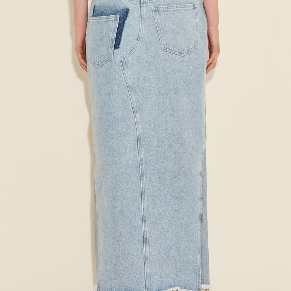 Louisa Long Denim Skirt