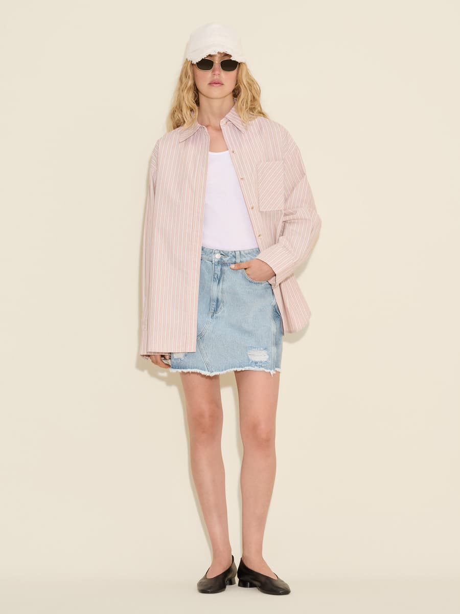 Louisa Short Denim Skirt