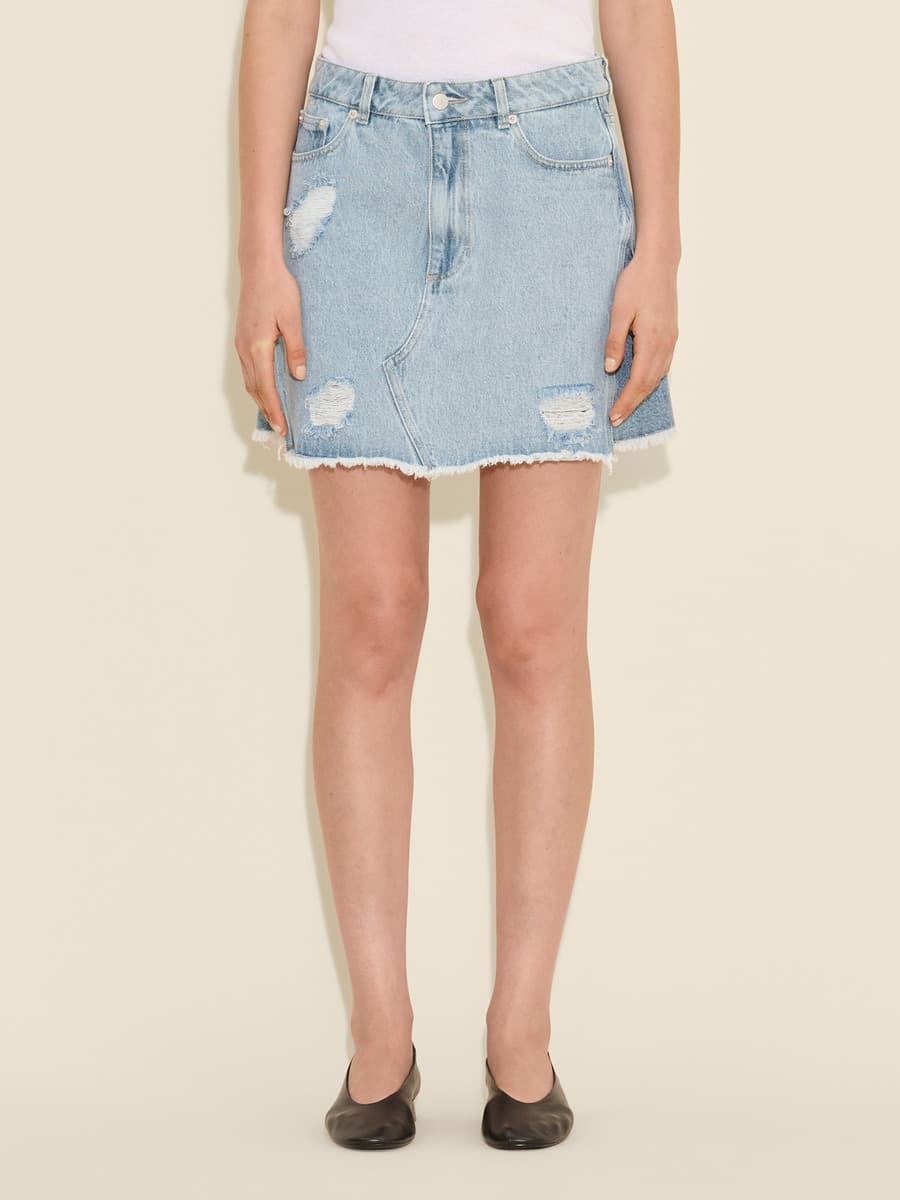 Louisa Short Denim Skirt