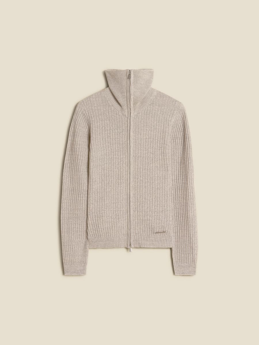 Line Zip Cardigan