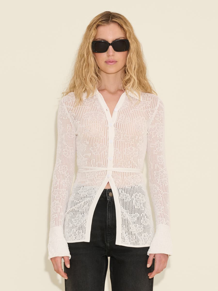 Lace Knit Shirt