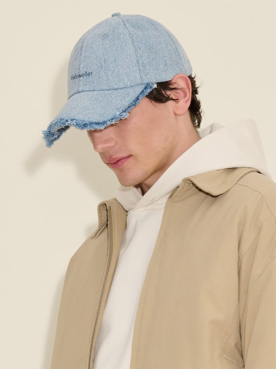 Sonnet Frayed Denim Cap