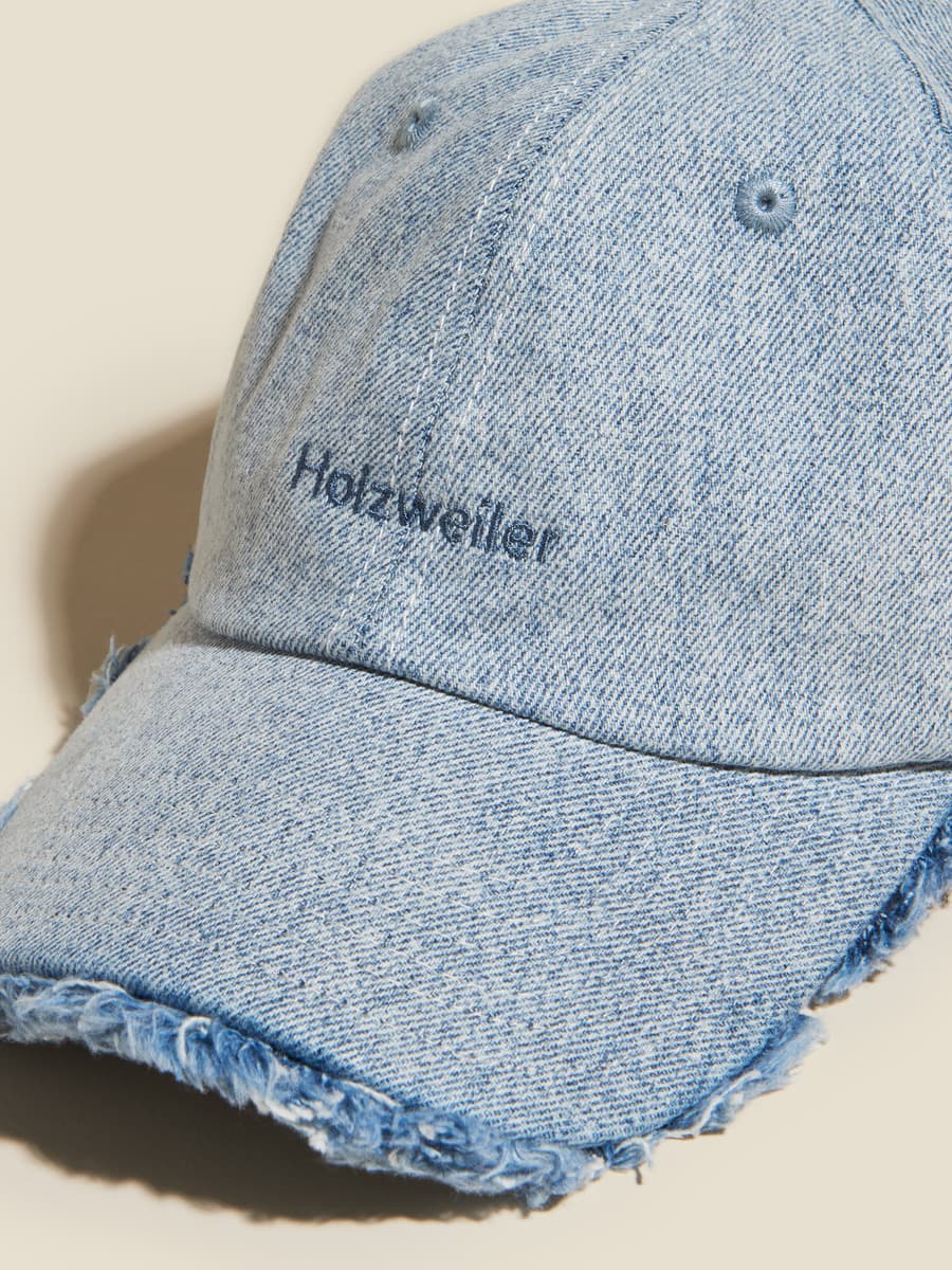 Sonnet Frayed Denim Cap