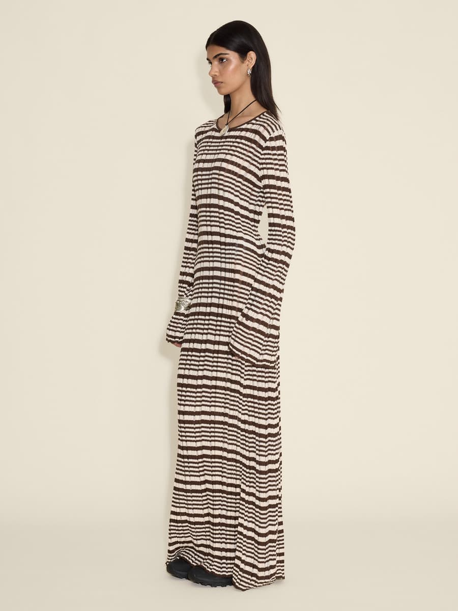 Rib Stripe Dress