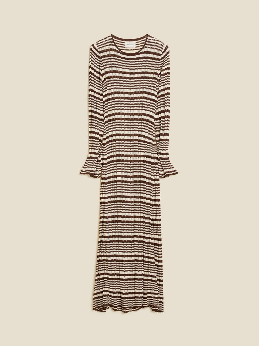 Rib Stripe Dress