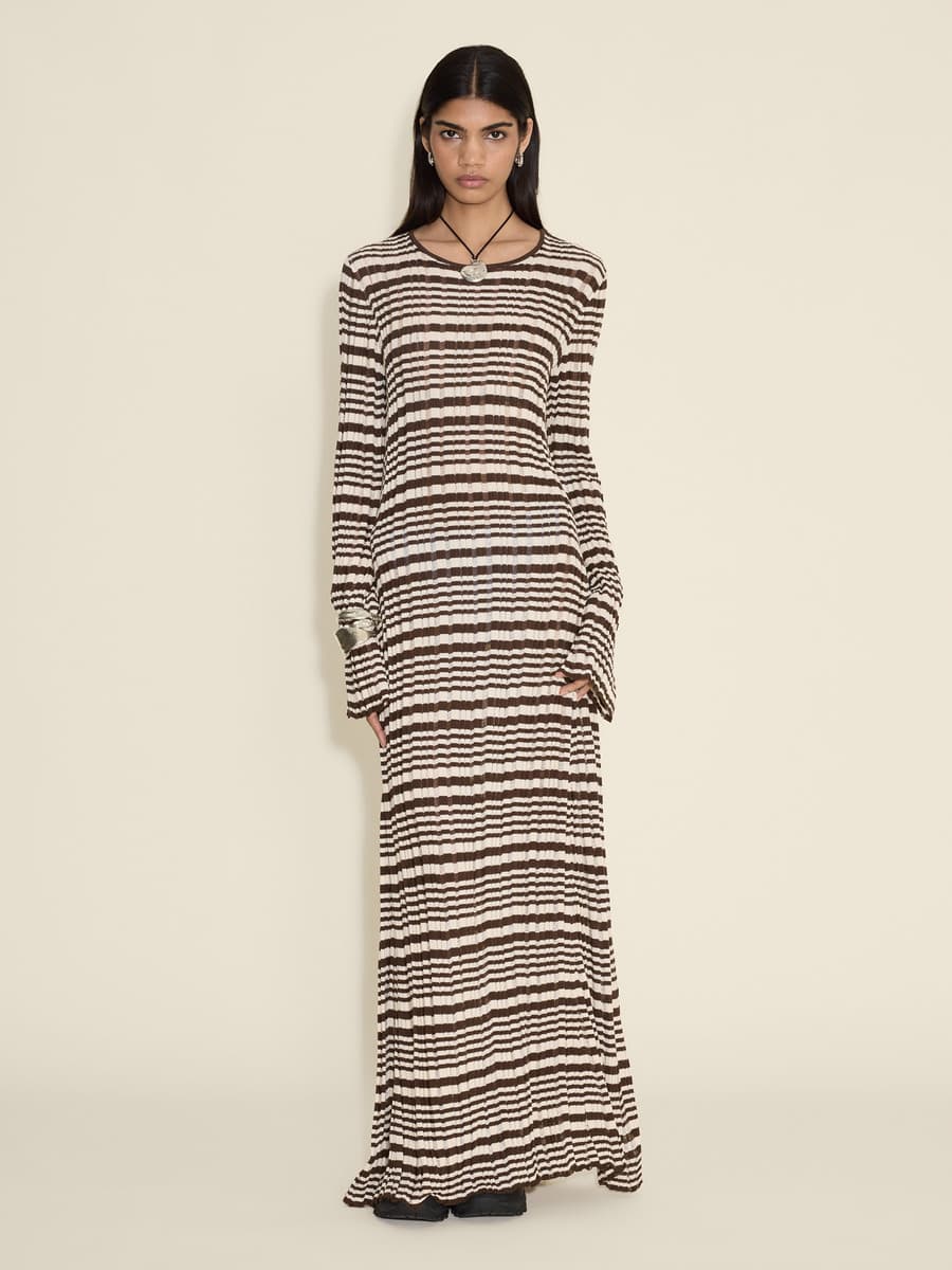 Rib Stripe Dress