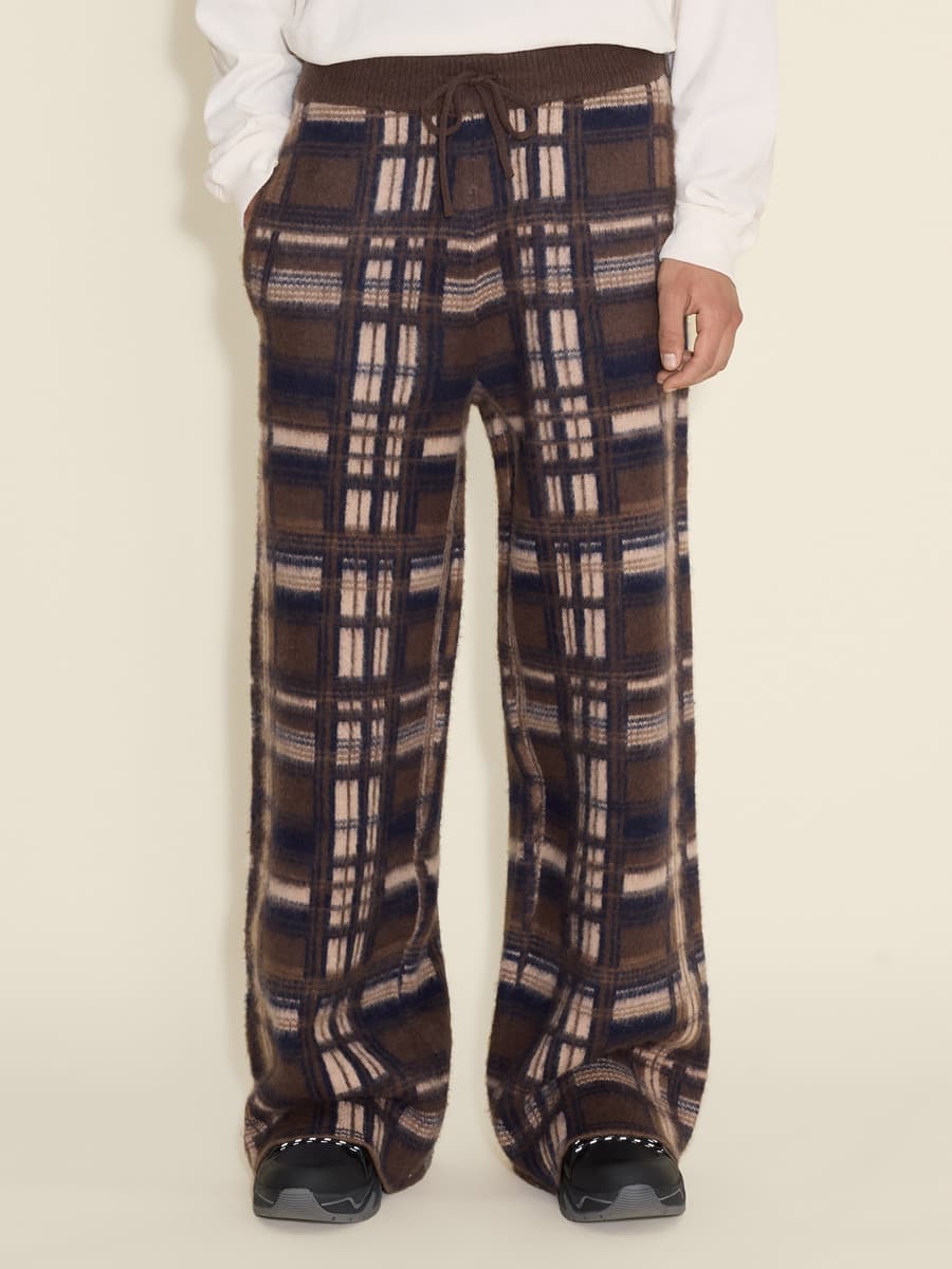 Ace Check Knit Trousers