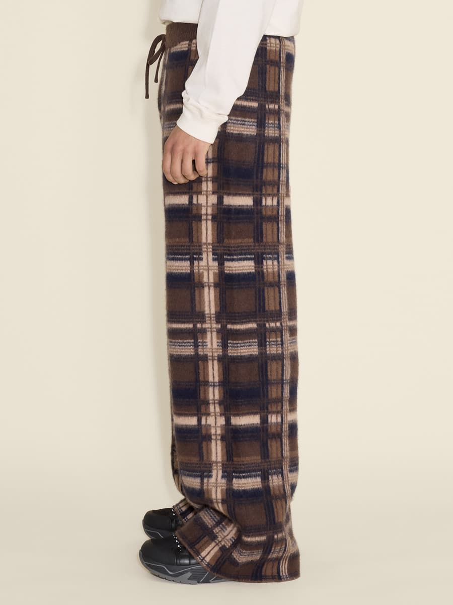 Ace Check Knit Trousers