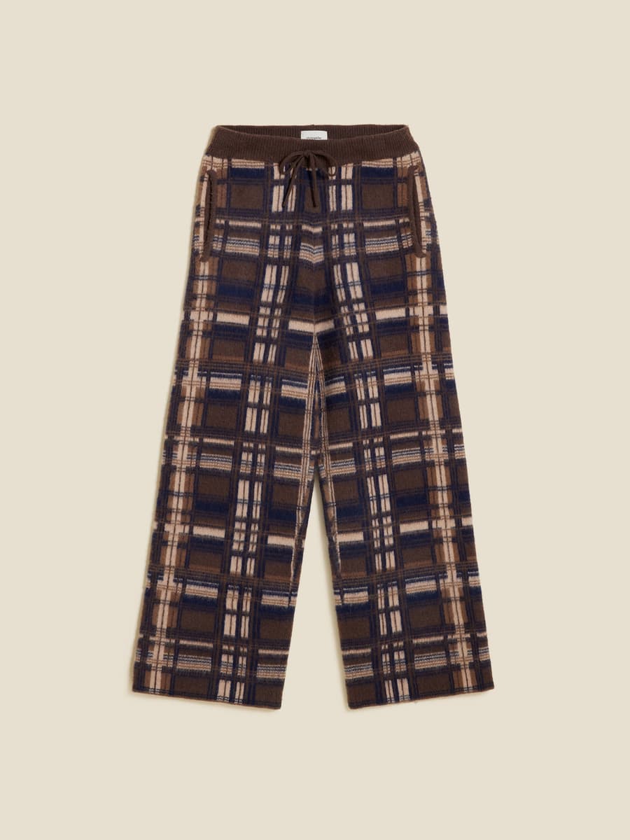 Ace Check Knit Trousers