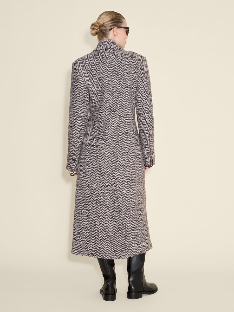 Emi Herringbone Coat