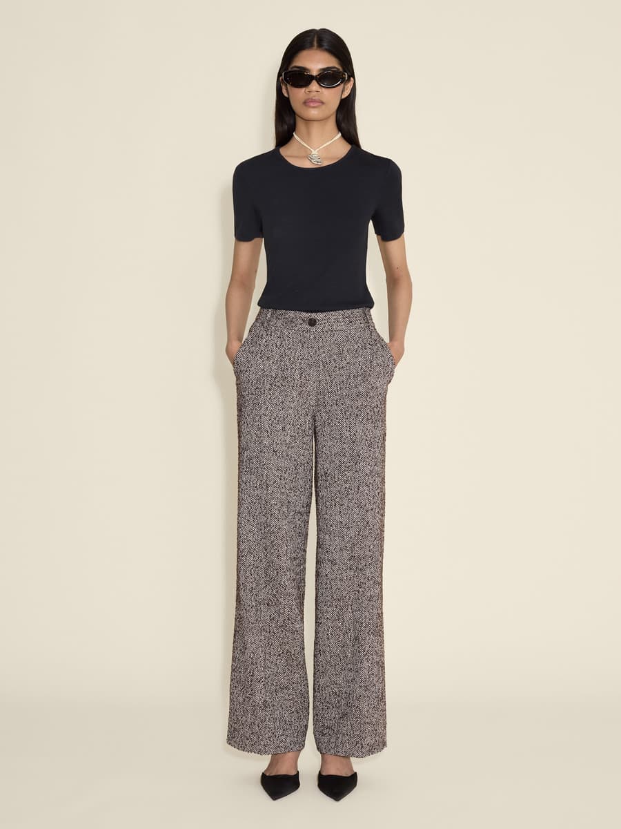 Emi Herringbone Trouser