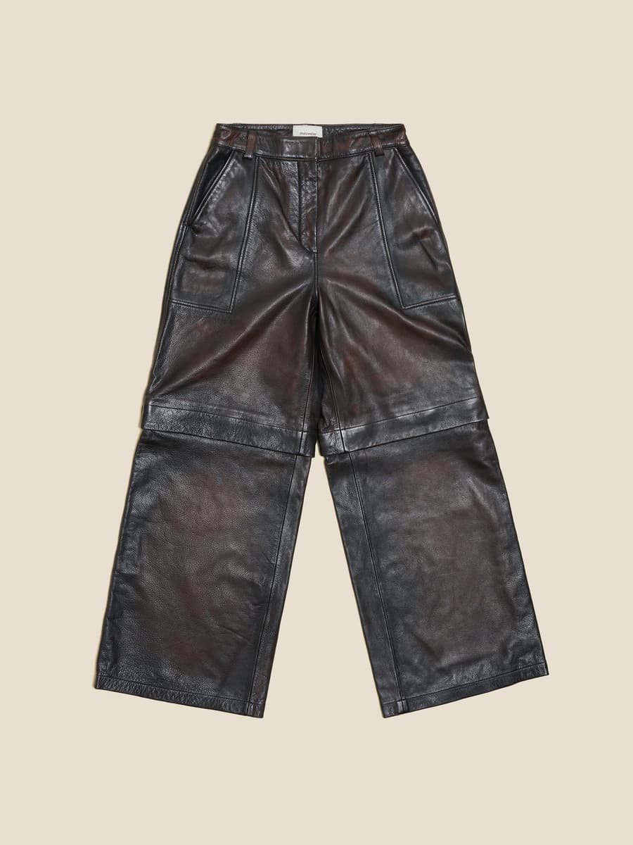 Edda Leather Trouser