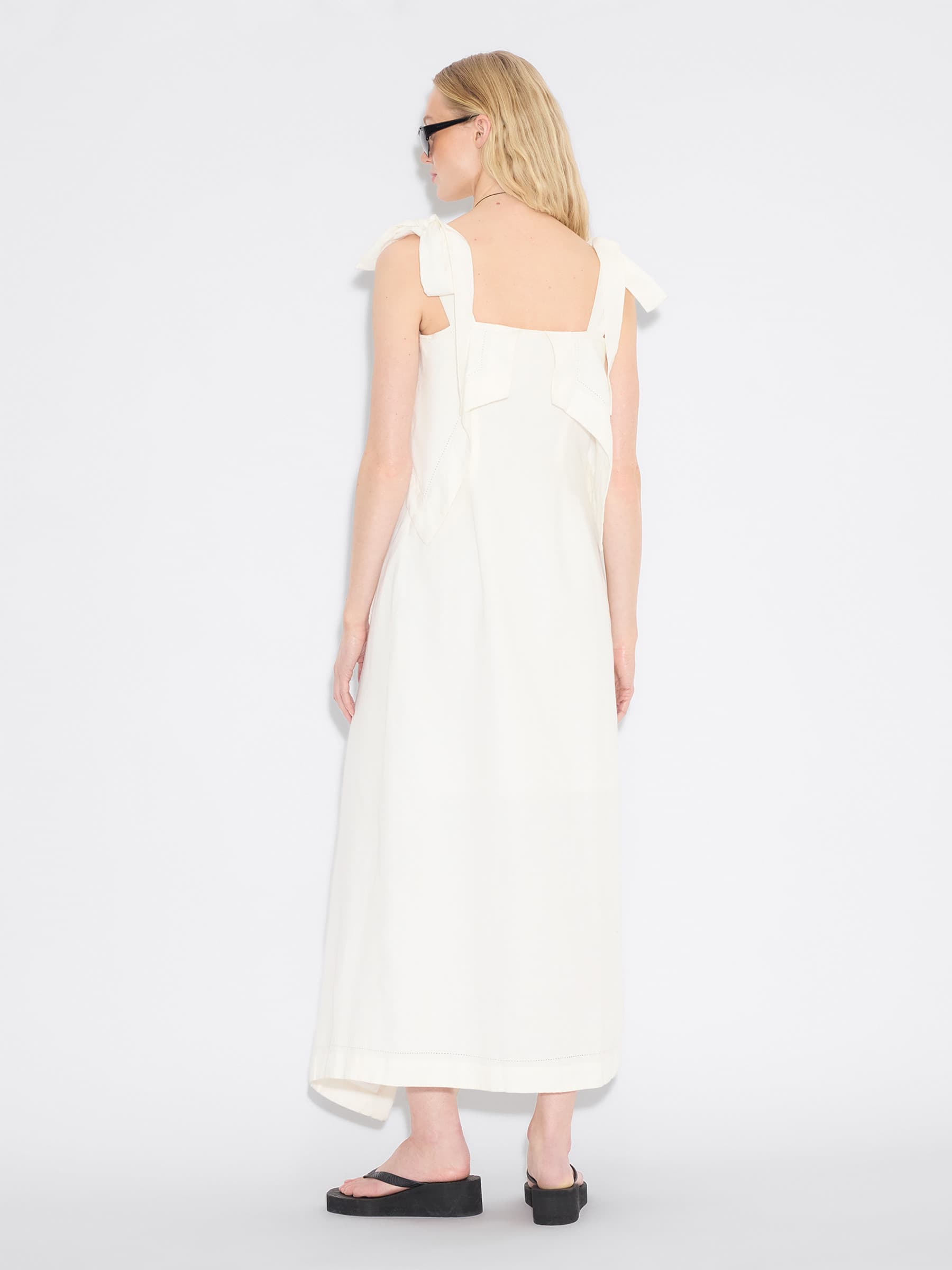 belted maxi dress Half Button Short Puff Sleeve Belted Maxi Dress