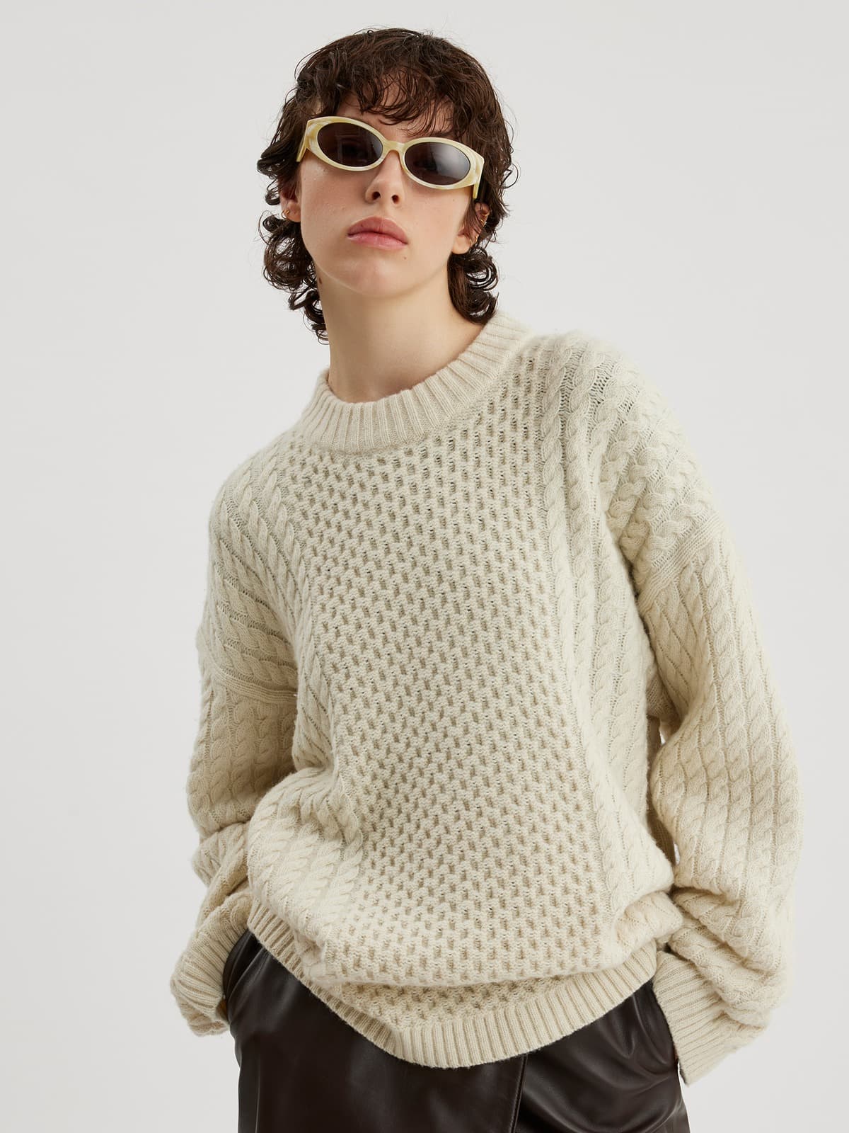 Deja Cable Knit Sweater