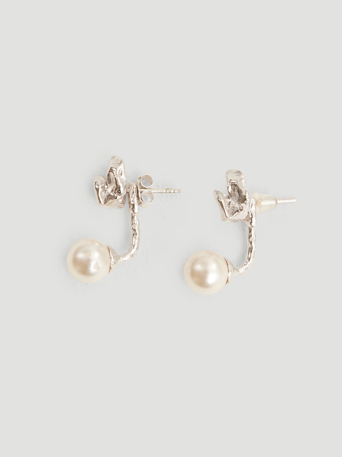 Meya Silver Earrings
