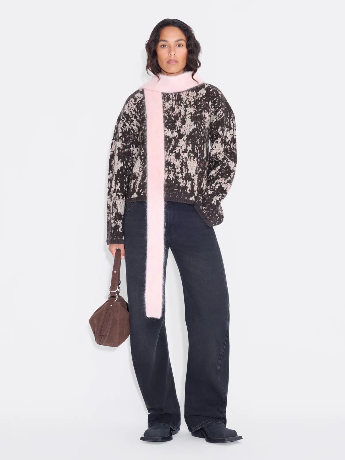 Lola Jacquard Crewneck
