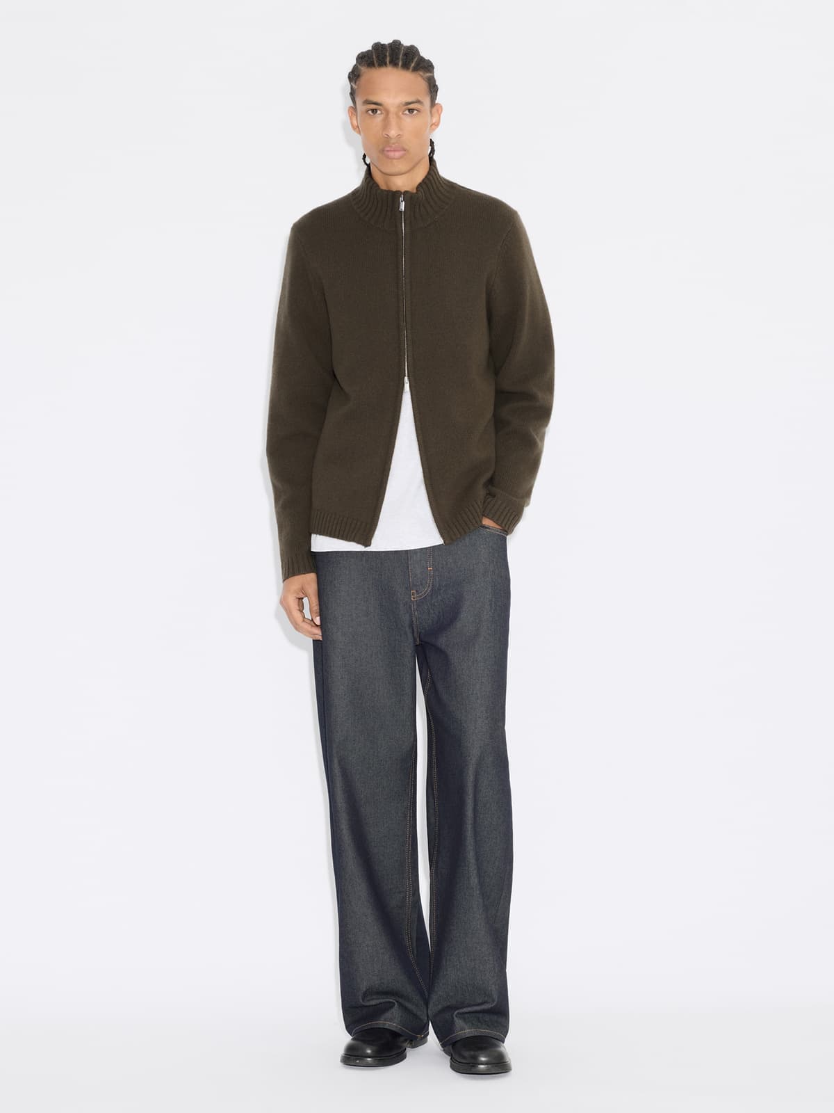 Andreas Zip-Up Cardigan