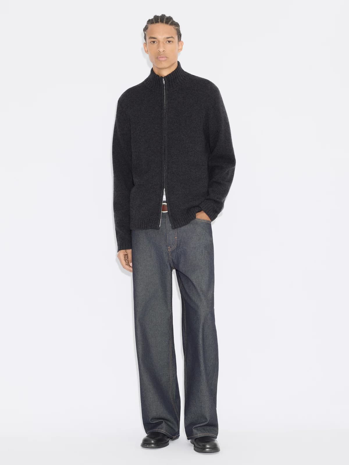 Andreas Zip-Up Cardigan