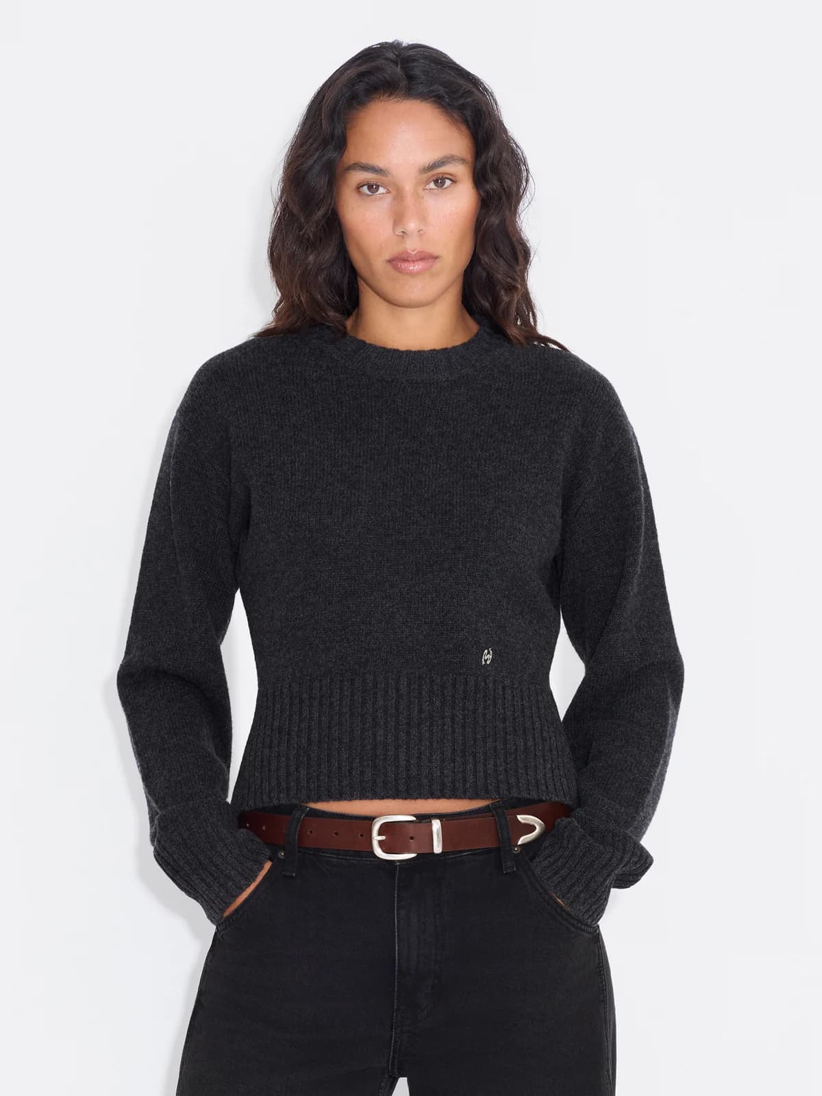 Julia Cropped Crewneck
