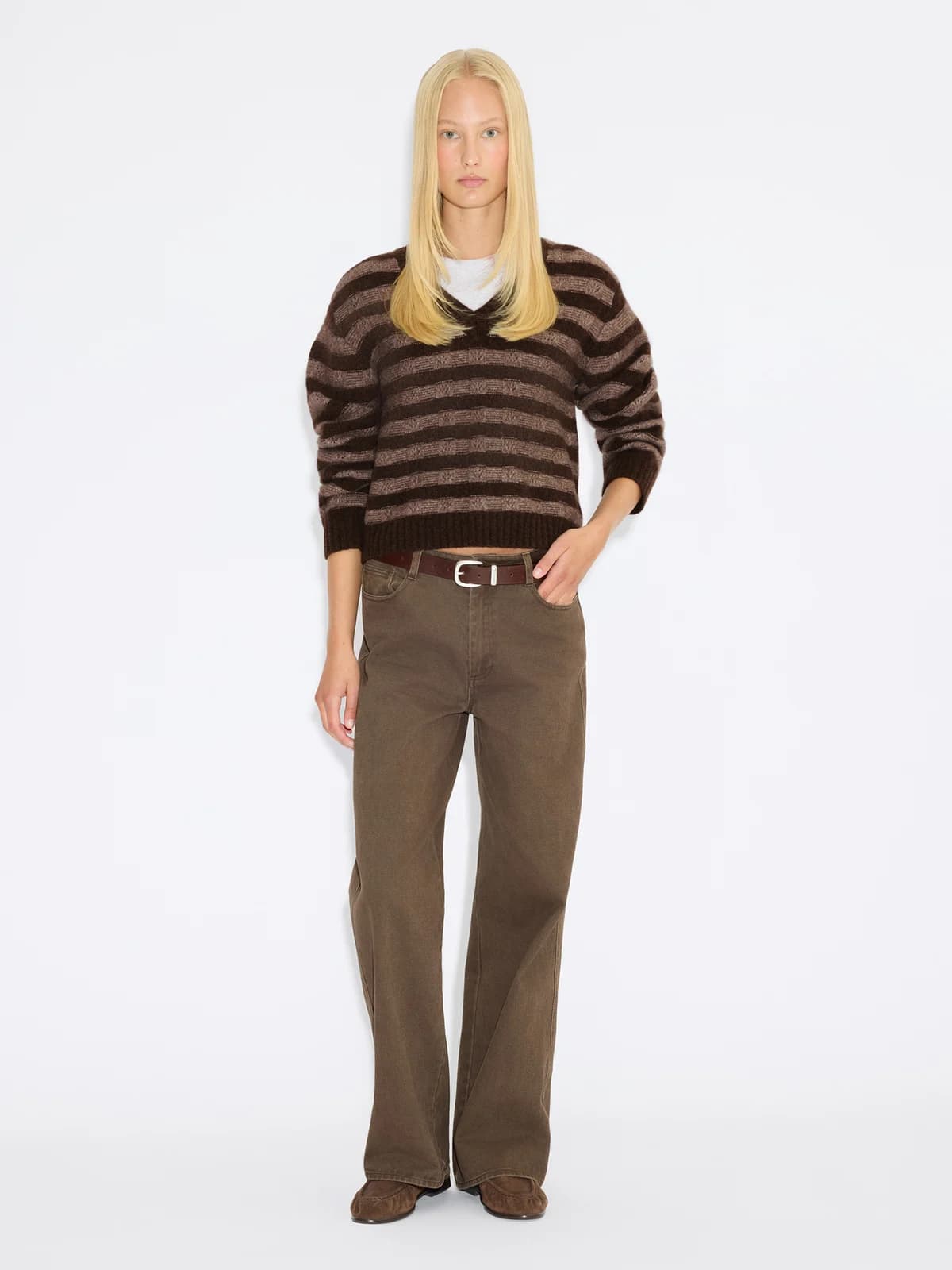 Maria Yak V-Neck Sweater