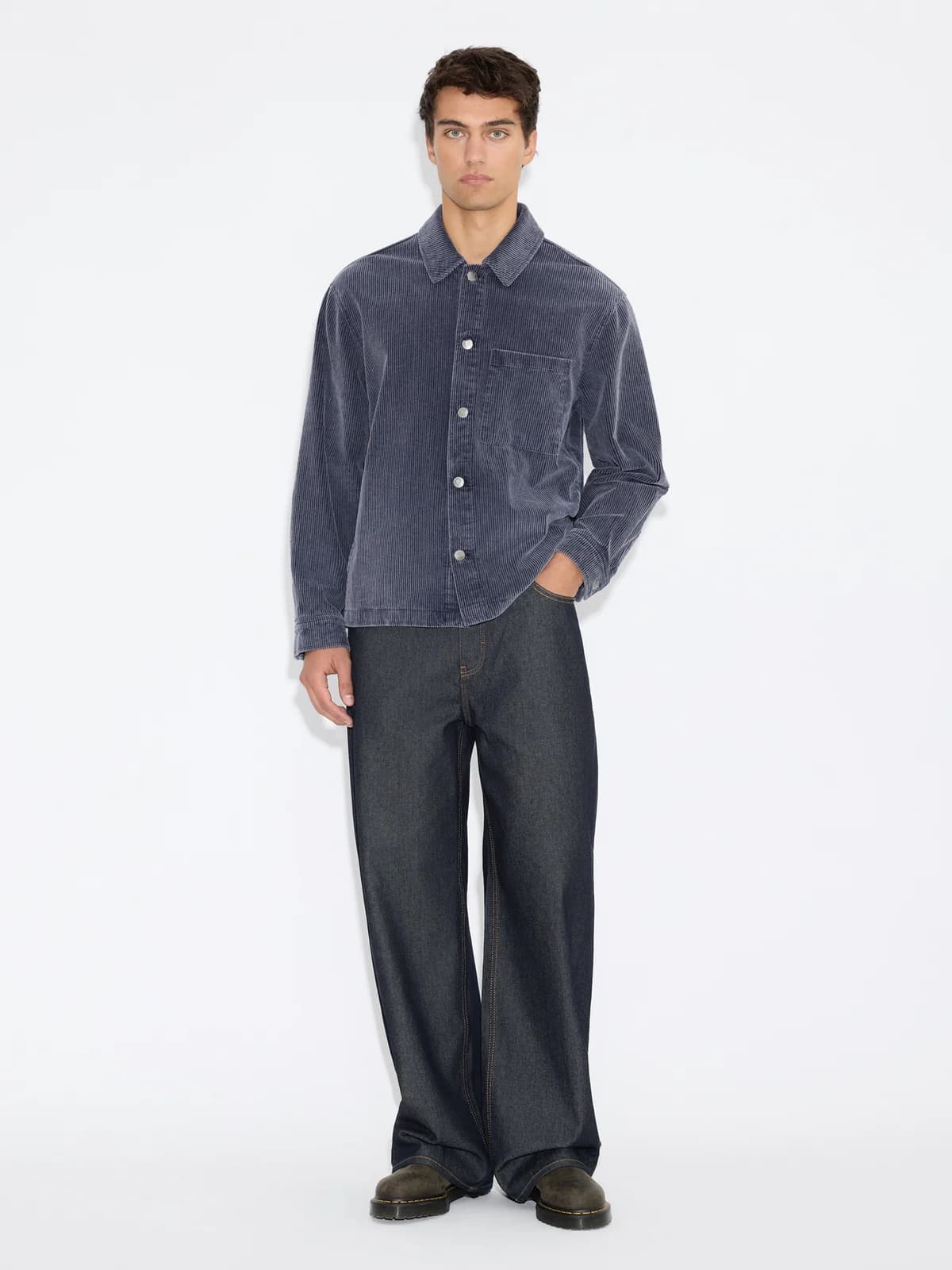 Leaf Relaxd Cord Overshirt