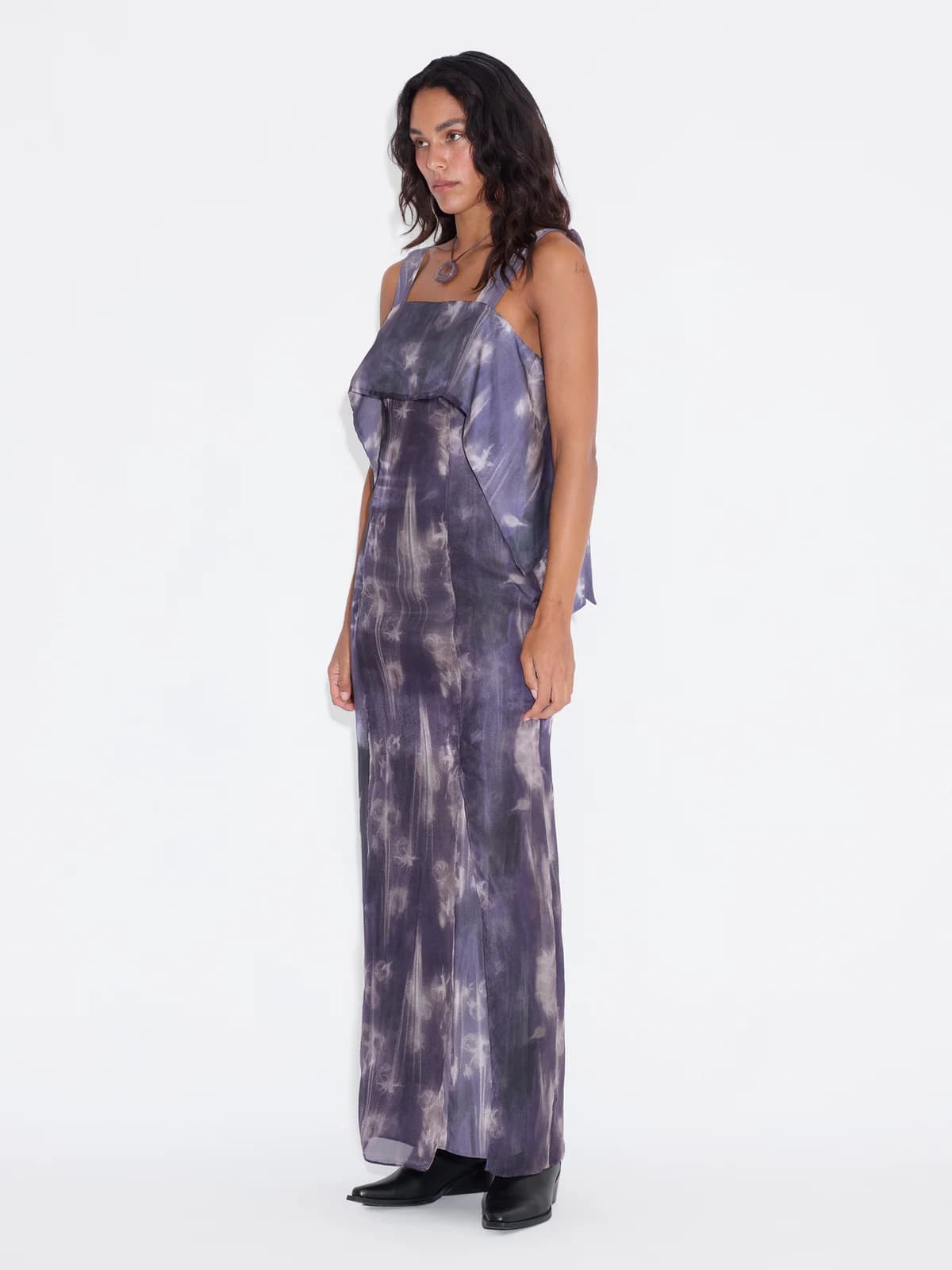Layered Chiffon Dress