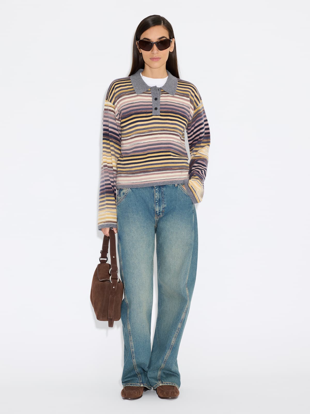 Luna Space Yarn Polo