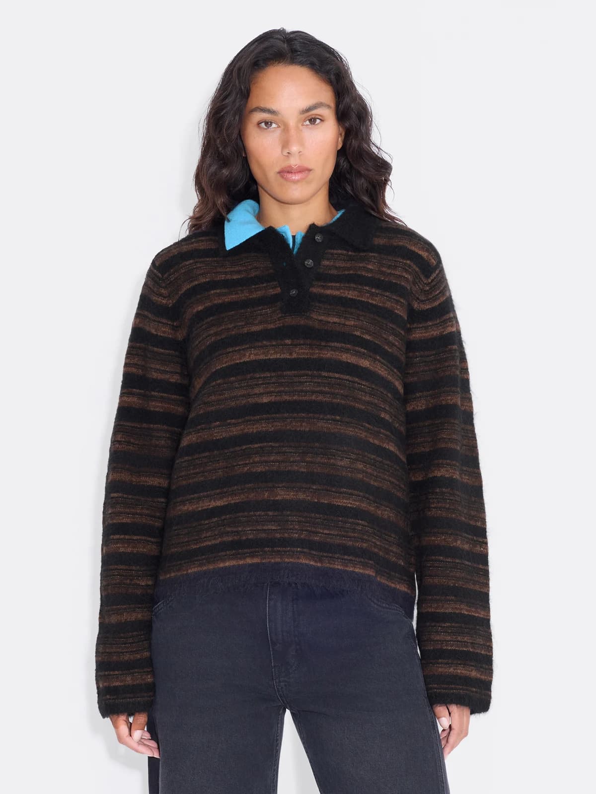 Olivia Wool Polo Sweater